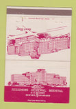 Matchbook Cover - Fitzsimons Army Hospital Denver Colorado PX 40 Strike