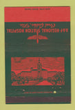 Matchbook Cover AAF Regional General Hospital Coral Gables FL postcard 40 Strike