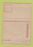 Matchbook Cover - Fort Francis Warren WY postcard WEAR 40 Strike