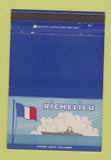 Matchbook Cover - Richelieu postcard 40 Strike