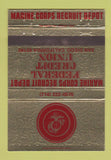 Matchbook Cover - Marine Corps Recruit Depot Credit Union San Diego CA 40 Strike