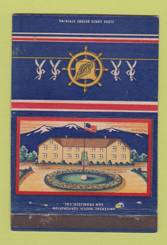 Matchbook Cover - US Military postcard 40 Strike