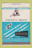 Matchbook Cover - Armament Division Universal Match St Louis MO 40 Strike