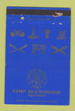 Matchbook Cover - Camp Breckinridge KY Military postcard WEAR 40 Strike
