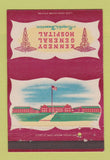 Matchbook Cover - Kennedy General Hospital Memphis TN postcard 40 Strike