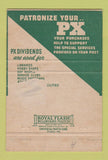 Matchbook Cover - Fort Knox Armored Center PX WEAR 40 Strike