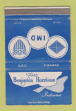 Matchbook Cover - Fort Benjamin Harrison IN WEAR 40 Strike
