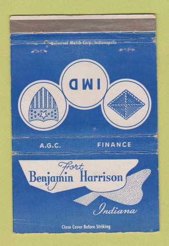 Matchbook Cover - Fort Benjamin Harrison IN WEAR 40 Strike