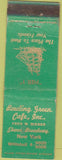Matchbook Cover - Bowling Green Cafe New York City CREASE