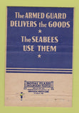 Matchbook Cover - US Naval Advance Base Depot Gulfport MS Seabees 40 Strike