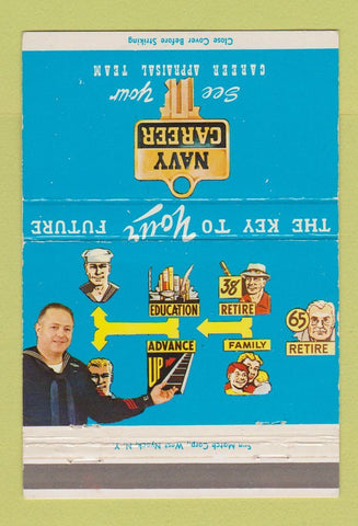 Matchbook Cover - Navy Career Appraisal Team 40 Strike