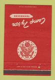 Matchbook Cover - Camp Tyson TN Army postcard 40 Strike