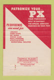Matchbook Cover - Fort Riley Exchange PX KS 40 Strike