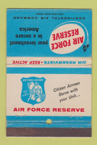 Matchbook Cover - Air Force Reserve  40 Strike