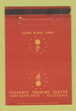 Matchbook Cover - Ordnance Training Center Camp Santa Anita CA WEAR 40 Strike