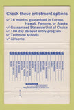 Matchbook Cover - Military Army Recruiting Uncle Sam 40 Strike