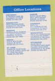 Matchbook Cover - US Coast Guard Recruiting 40 Strike