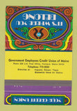 Matchbook Cover - Government Employees Creidt Union Brunswick ME 40 Strike