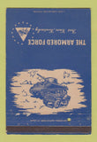 Matchbook Cover - Armored Force Fort Knox KY postcard 40 Strike