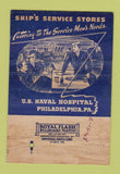 Matchbook Cover - US Naval Hospital Philadelphia PA WEAR 40 Strike