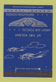 Matchbook Cover - Army Air Forces Navigation School Hondo TX WEAR 40 Strike