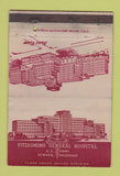 Matchbook Cover - Fitzsimons Army Hospital Denver Colorado WEAR 40 Strike
