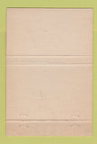 Matchbook Cover - Strategic Air Command PRINTING ERROR 40 Strike