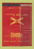 Matchbook Cover - Camp Tyson TN army postcard PRINTING ERROR 40 Strike