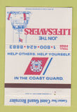 Matchbook Cover - US Coast Guard Recruiting 40 Strike