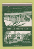 Matchbook Cover - Fort Sam Houston TX 40 Strike