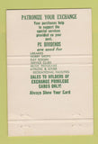 Matchbook Cover - Fort Sam Houston TX 40 Strike