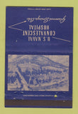 Matchbook Cover Naval Convalescent Hospital Glenwood Springs Colorado 40 Strike