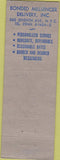 Matchbook Cover - Via Message Delivery New York City