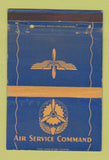 Matchbook Cover - Air Service Command military postcard WEAR 40 Strike
