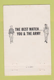 Matchbook Cover - US Army Recruiting Uncle Sam New Orleans LA 40 Strike