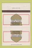 Matchbook Cover - Southern Command Army Air Force Exchange Service 40 Strike