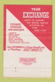 Matchbook Cover - Southern Command Army Air Force Exchange Service 40 Strike
