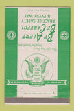 Matchbook Cover - US Army Safety Program postcard 40 Strike