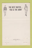 Matchbook Cover - US Army Recruiting Uncle Sam Albuquerque NM 40 Strike