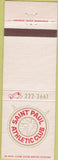 Matchbook Cover - Saint Paul Athletic Club MN