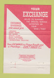 Matchbook Cover - Army & Air Force Exchange Service 40 Strike