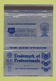 Matchbook Cover - US Air Force Recruiting Houston TX Waco Galveston 40 Strike