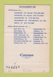 Matchbook Cover - US Air Force Recruiting Houston TX Waco Galveston 40 Strike