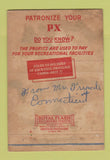 Matchbook Cover - Fort Bliss TX AA Guided Missile Center WORN BACK 40 Strike