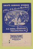 Matchbook Cover - US Navy Hospital Philadelphia PA 40 Strike