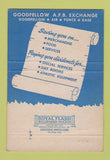 Matchbook Cover - Goodfellow Air Force Base TX BX 40 Strike