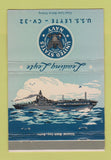 Matchbook Cover - USS Leyte CV 32 Navy 40 Strike