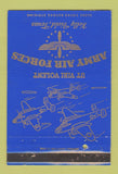 Matchbook Cover - Army Air Forces Kelly Field TX postcard WEAR 40 Strike