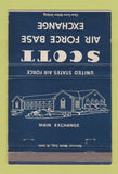 Matchbook Cover - Scott Air Force Base BX 40 Strike