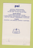 Matchbook Cover - PSI Hydraulics Electronics Livonia MI 40 Strike
